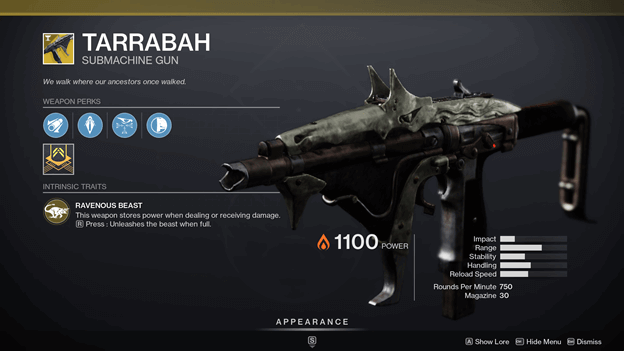 Tarrabah (Submachine Gun)