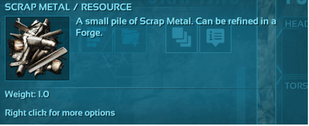 ARK Scrap Metal (Unrefined)