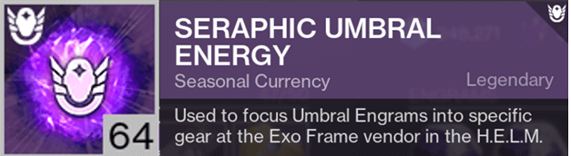Seraphic Umbral Energy