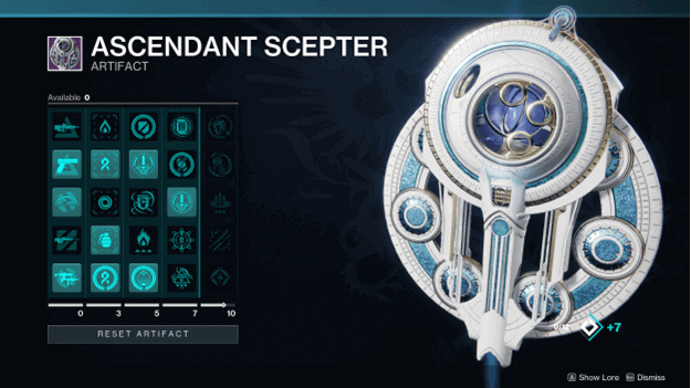 Ascendant Scepter Artifact Destiny 2