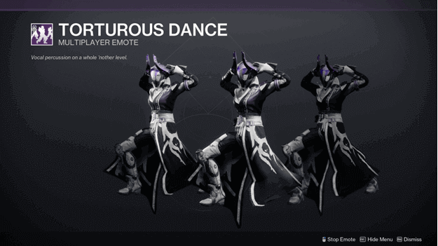 Torturous Dance Emote Destiny 2
