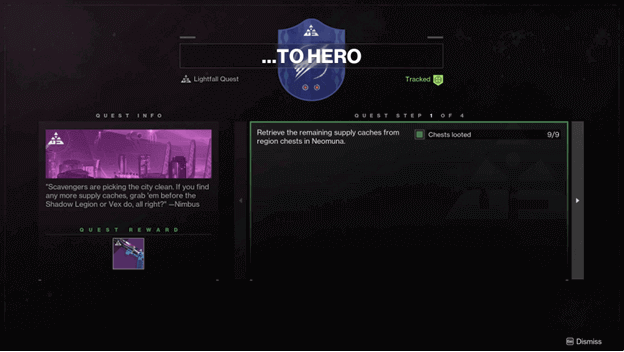 To Hero quest info