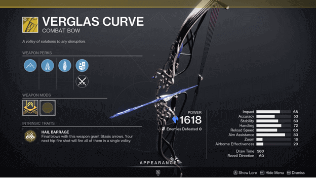Verglas Curve Destiny 2