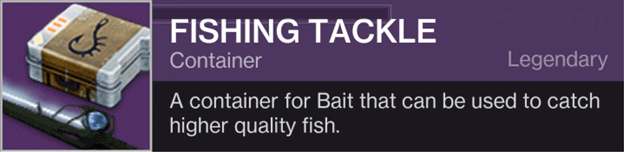 Destiny 2 Tackle de pêche