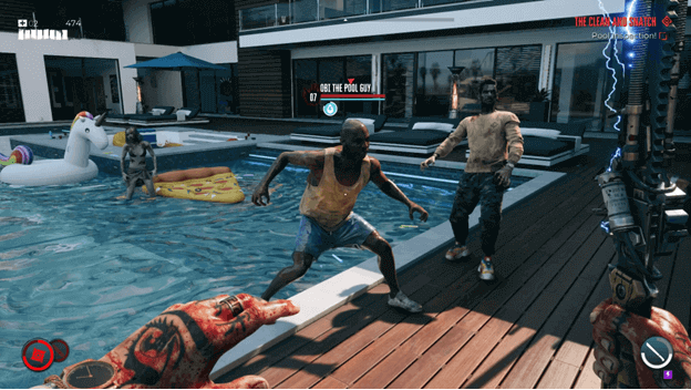 Killing Obi The Pool Guy (Runner) at the GOAT Pen swimming pool