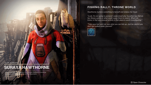 Fishing Rally: Throne World Quest Destiny 2 (Season of the Deep)