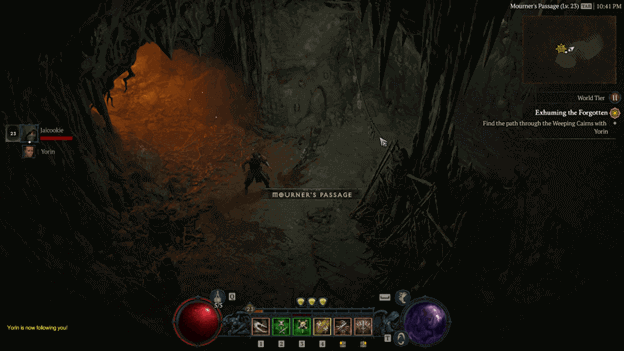 Exhuming the Forgotten Campaign Quest Diablo 4