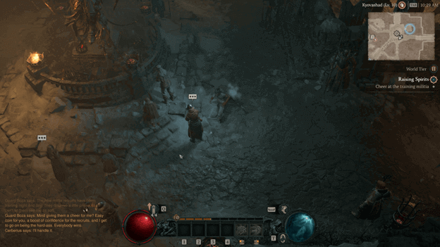 Diablo 4 Raising Spirits (Side Quest) at Fractured Peaks
