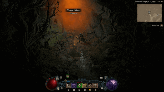 Twisted Hollow Dungeon Location