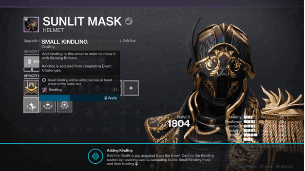 Sunlit Mask (Helmet)