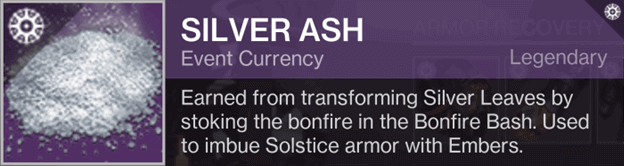 Silver Ash Event Currency (Solstice 2023)