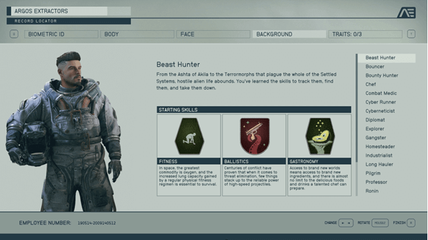 Starfield Beast Hunter Character