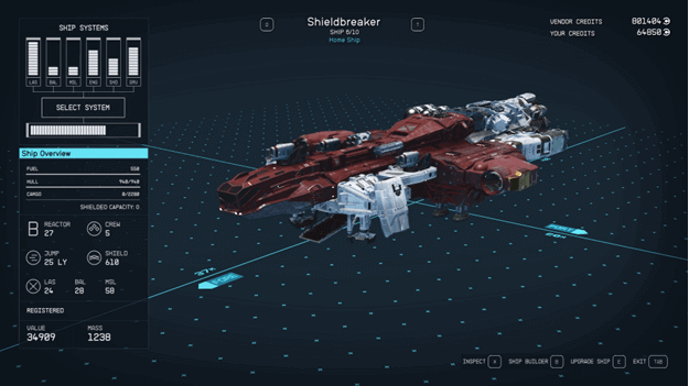 Shieldbreaker Ship Starfield