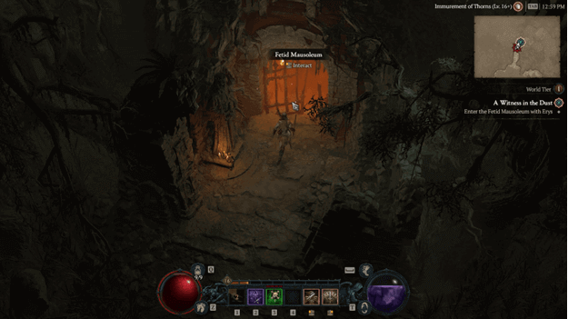 Entering the Fetid Mausoleum with Erys