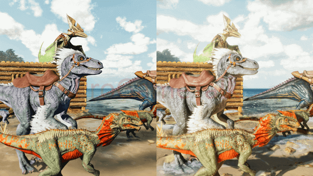 Graphics difference between Ark Ascended & Ark Survival Eveolved