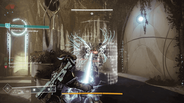 Fighting with the Centroidal Mind (Riven's Lair boss)