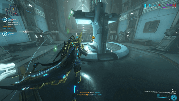 Killing Corpus enemies who drops the index points