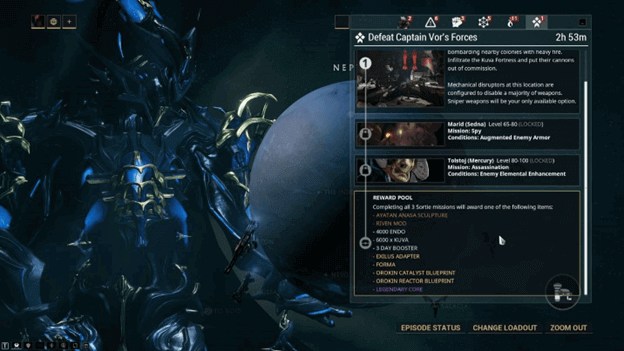 Doing Sorties to obtain credits