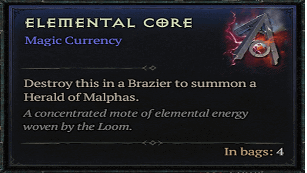 Crafting Material Elemental Core D4