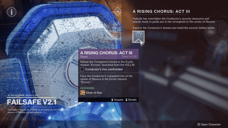 Destiny 2 A Rising Chorus Act 3 Quest Steps (Week 3) - ProGameTalk