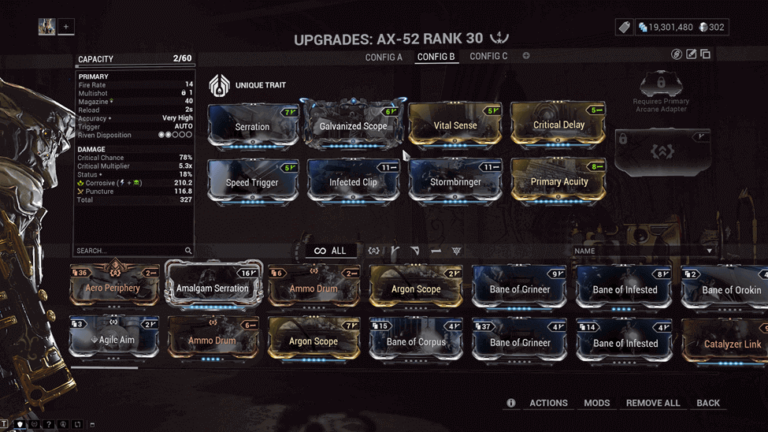 Warframe: AX-52 Builds (Our Tested Builds) - ProGameTalk