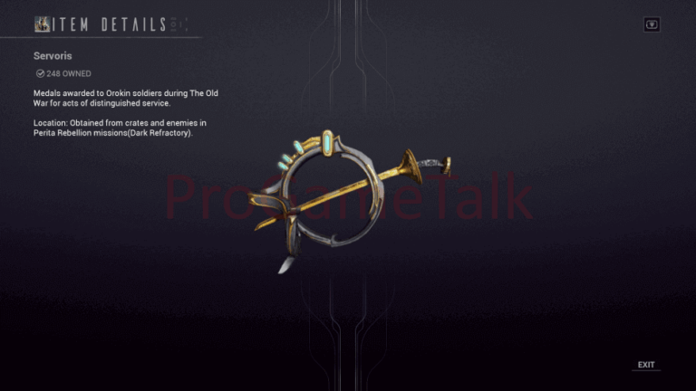Warframe: Servoris (How To Get & Uses) - ProGameTalk